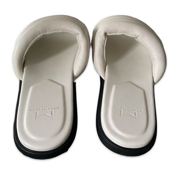 Marc Fisher ivory, slide sandal women size 9 - Picture 4 of 8